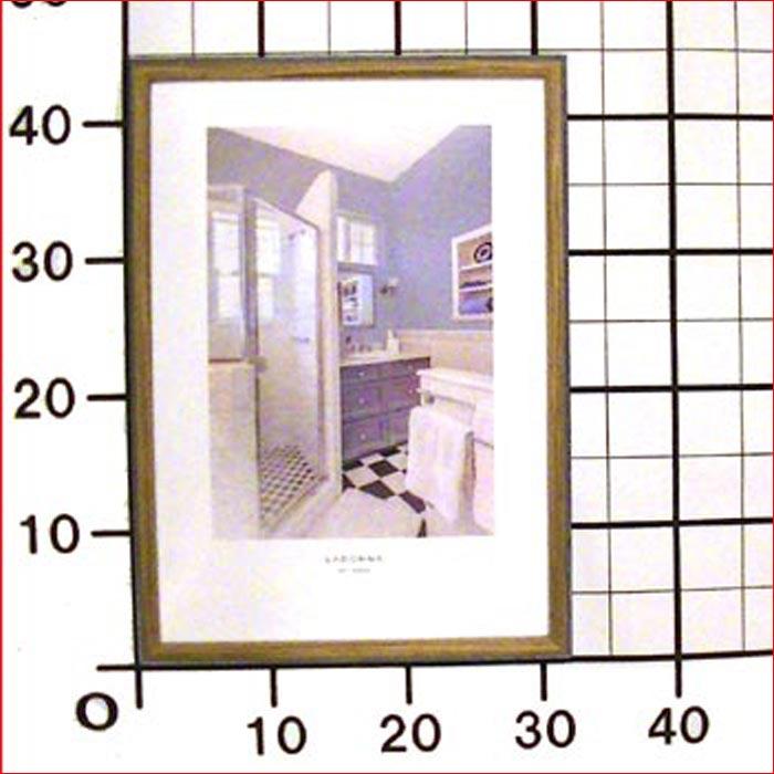 フォトフレーム A3サイズ 木製写真立て 壁掛け専用 大型 フォトフレーム 透明アクリル使用・ネイビー＆ブラウン 0817-81 | ブランド登録なし | 07