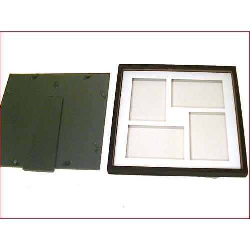 フォトフレーム 木製 写真立て 正方形フレーム ハンカチやミニタオルをデイスプレイ・ダークブラウン 0817-87 | ブランド登録なし | 04