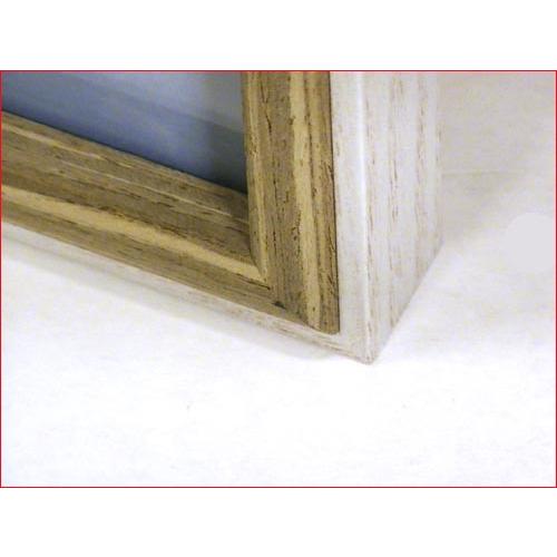 フォトフレーム サービス判（L判) 2枚 縦向き 写真立て 木製フォトフレーム ２蓮・アイボリー＆ブラウン 0817-88 | ブランド登録なし | 03