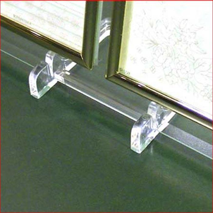 フォトフレーム ポストカードサイズ 2枚 透明 ガラス フォトフレーム ペア 0819-13　プレゼント ギフト | ブランド登録なし | 03