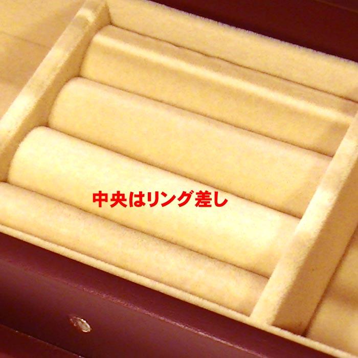 木製 ジュエリーケース 猫脚 ジュエルボックス 宝石箱・ボルドー　アクセサリー ピアス イヤリング ブローチ ネックレス ペンダント 0920-07 | ブランド登録なし | 02