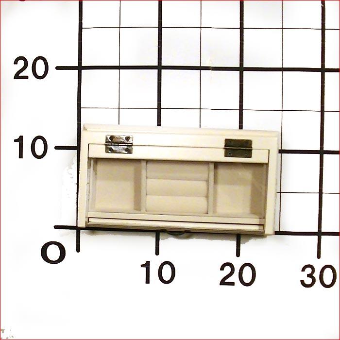 木製 ジュエリーケース 猫脚 ジュエルボックス 宝石箱・アイボリー　アクセサリー ピアス イヤリング ブローチ ネックレス ペンダント 0920-08 | ブランド登録なし | 07