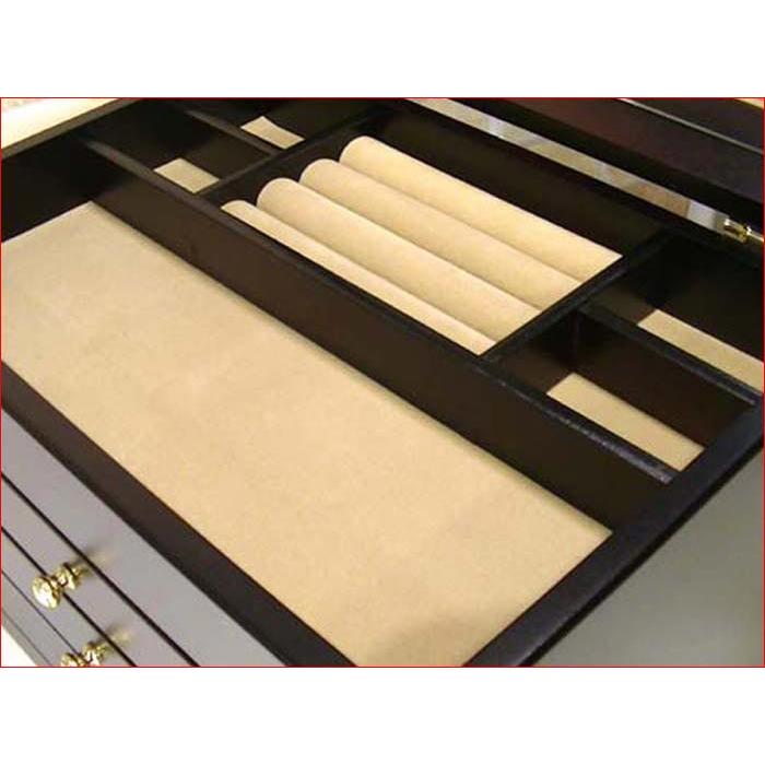 ジュエリーボックス アクセサリーケース 宝石箱 ジュエルケース 引出し３段 木製 日本製　アクセサリー ピアス イヤリング ペンダント 0920-22 | ブランド登録なし | 04