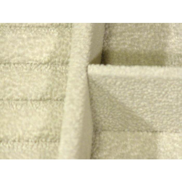 ジュエリーボックス ジュエルケース 宝石箱 グレーベルベット＆合成皮革 ネックレス　ヘアアクセサリー ピアス イヤリング ペンダント 0920-31 | ブランド登録なし | 05