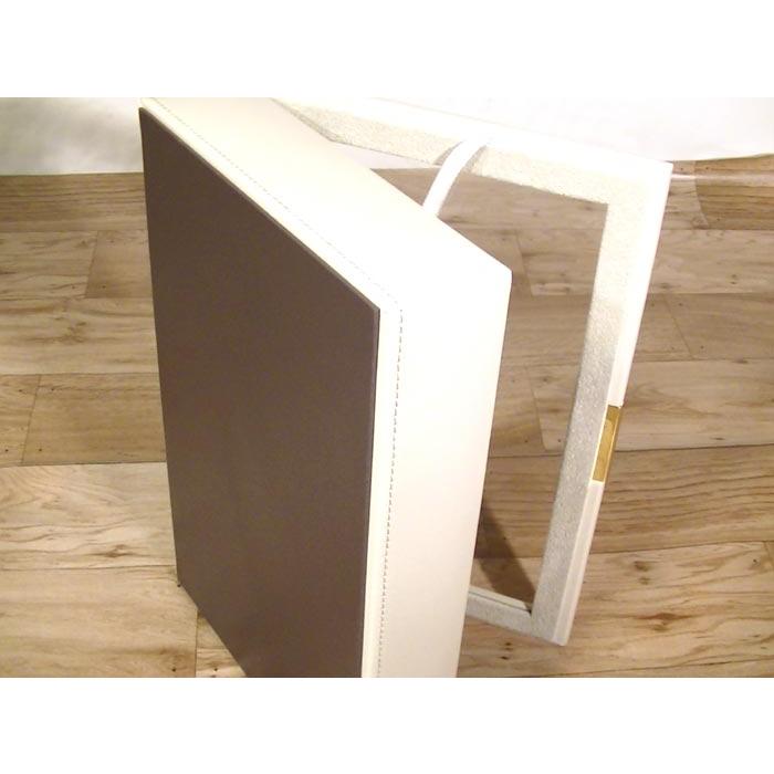 ジュエリーボックス ジュエルケース 宝石箱 グレーベルベット＆合成皮革 ネックレス　ヘアアクセサリー ピアス イヤリング ペンダント 0920-31 | ブランド登録なし | 08