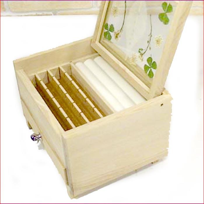 木製ジュエリーケース  ソープフィニッシュ   リング ネックレス　ヘアアクセ　 ピアス イヤリング 0921-10　プレゼント ギフト |  | 05