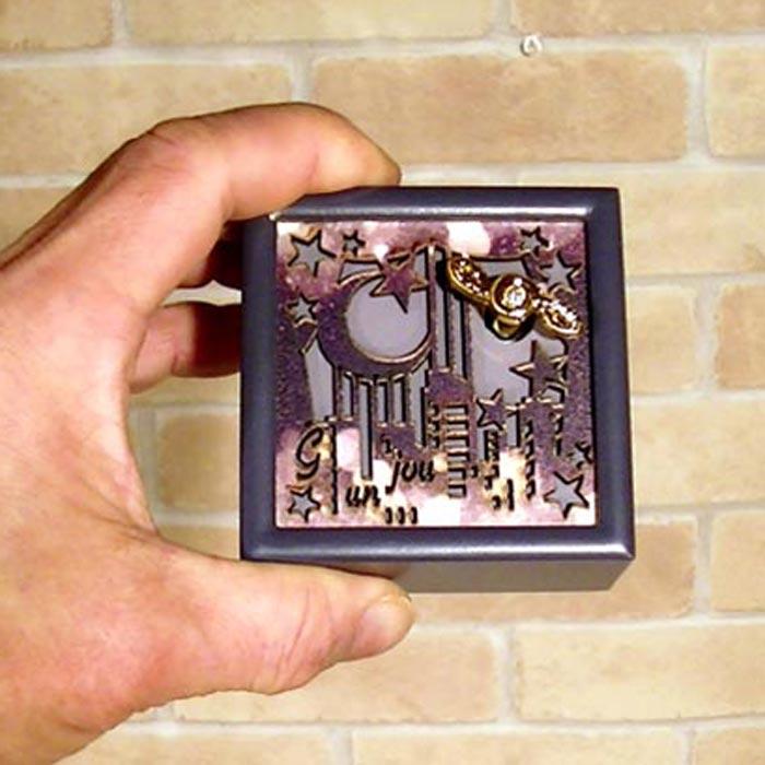 オルゴール 群青　YOASOBI ヨアソビ レーザーカット 木製オルゴール  プレゼント ギフト 贈り物 0922-72 | ブランド登録なし | 07