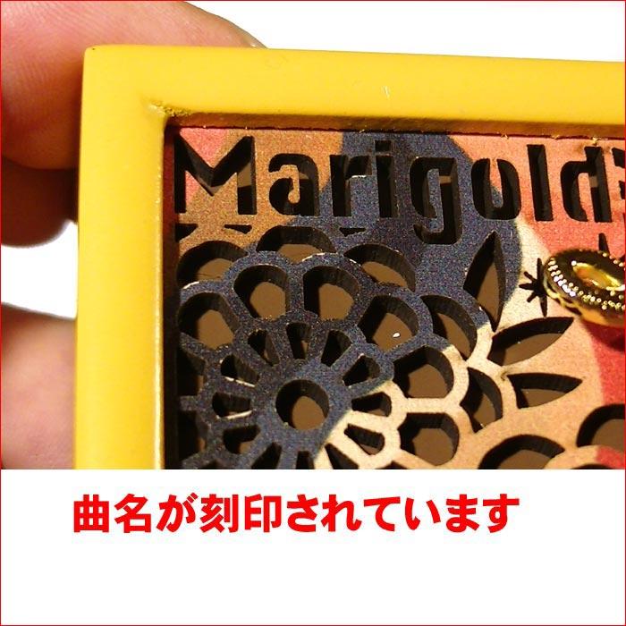 オルゴール マリーゴールド あいみょん レーザーカット 人気曲 木製オルゴール  プレゼント ギフト 贈り物 0922-82 | ブランド登録なし | 04