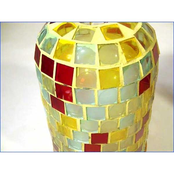 アロマ ディフューザー インテリアライト付　おしゃれな モザイク柄 100V電源 ライトだけでも使える・オレンジ 0926-01　プレゼント ギフト | ブランド登録なし | 03