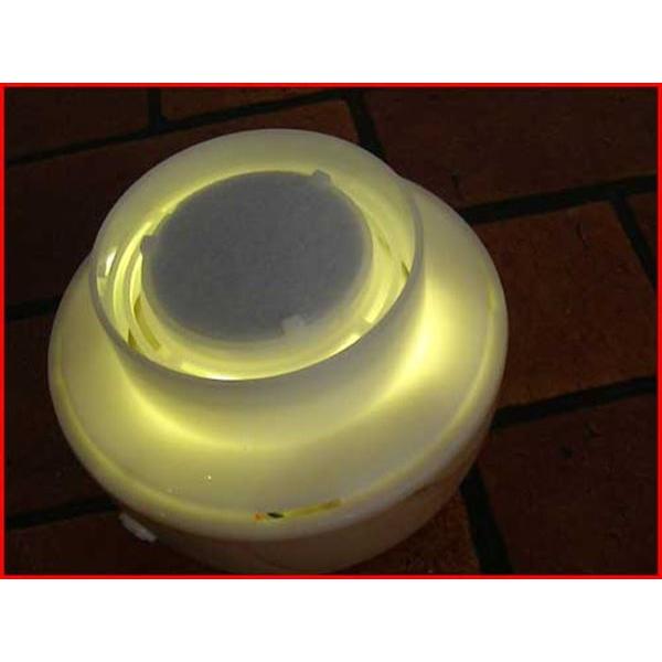 インテリアライト＆送風ファン付　アロマ ディフューザー　アロマライト アロマランプ ウッディボールミニ・ベージュ 0926-07　プレゼント ギフト | ブランド登録なし | 04