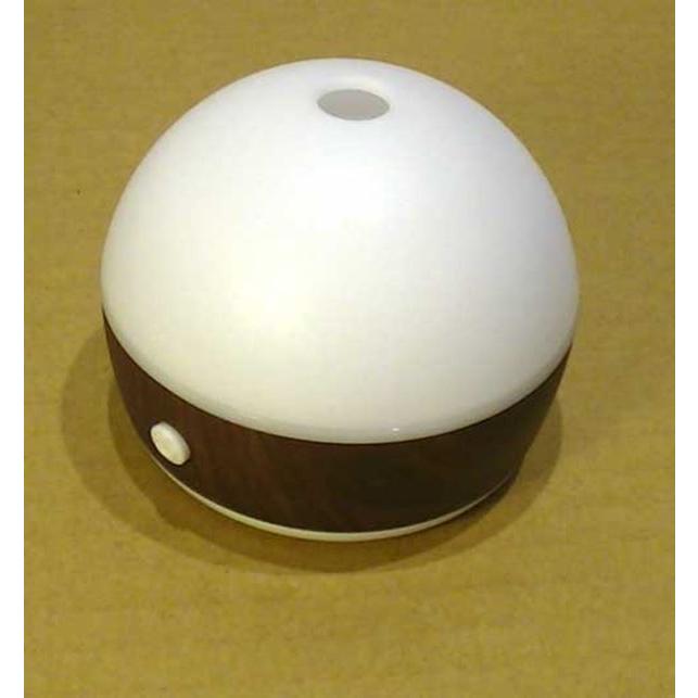 インテリアライト＆送風ファン付　アロマ ディフューザー　アロマライト アロマランプ ウッディボールミニ・ブラウン 0926-08　プレゼント ギフト | ブランド登録なし