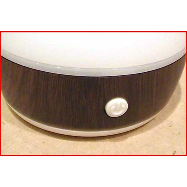 インテリアライト＆送風ファン付　アロマ ディフューザー　アロマライト アロマランプ ウッディボールミニ・ブラウン 0926-08　プレゼント ギフト | ブランド登録なし | 09