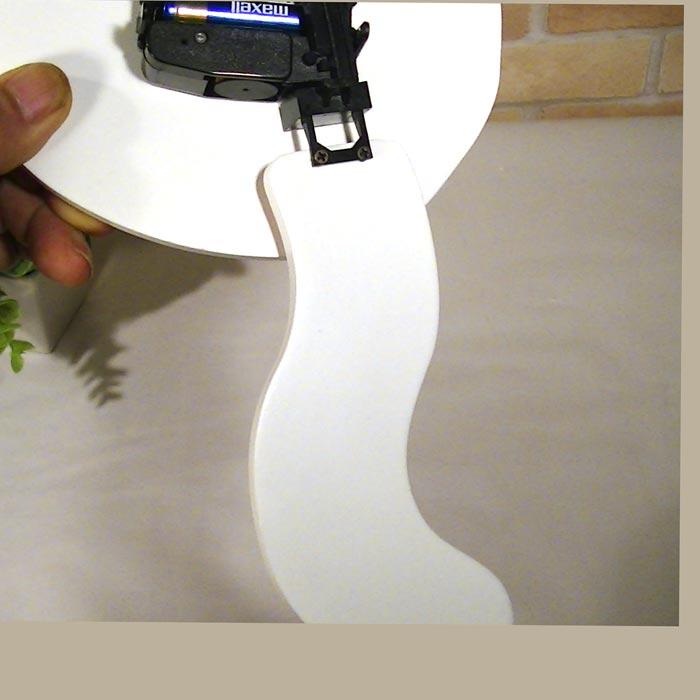 掛け時計 振り子時計 木製 かわいい 茶トラ猫 秒針音なし おしゃれ ネコ 動物 ねこ ちゃとら　かけ時計 1011-05　プレゼント ギフト | ブランド登録なし | 07