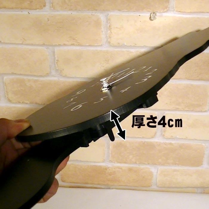 振り子時計 壁掛け時計　かわいい 黒猫　木製  秒針音なし おしゃれ　クロネコ 動物 くろねこ かけ時計 1011-06　プレゼント ギフト | ブランド登録なし | 06