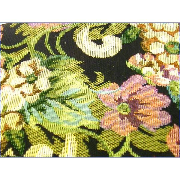 エレガントローズ リモコンホルダー　￥１６５０→特価　 リモコンスタンド 小物立て 文具スタンド バラ雑貨 薔薇柄 小物収納 布張り ブラック 1015-16 | ブランド登録なし | 05