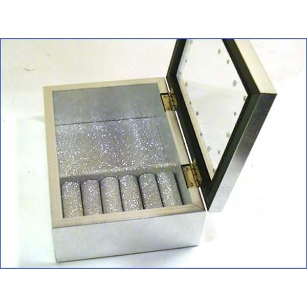 アクセサリーケース　ジュエリーボックス　宝石箱 リング差し付き ネックレス　ヘアアクセ　 ピアス イヤリング ペンダント 1020-35 | ブランド登録なし | 03