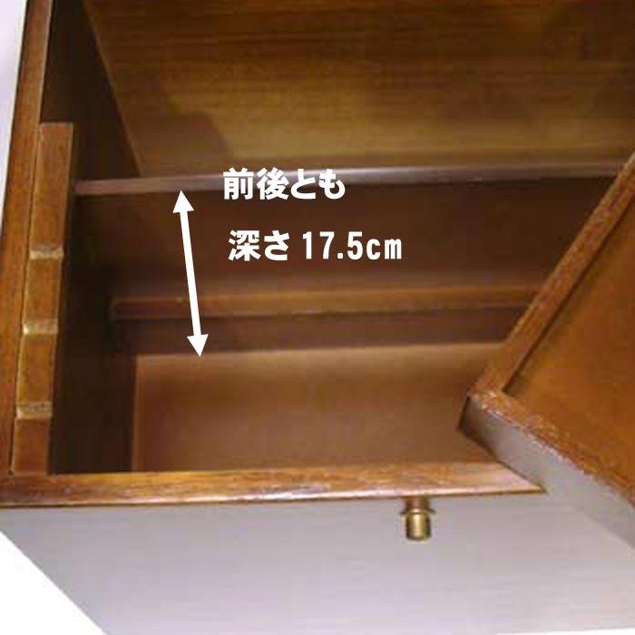 コスメボックス 木製 鏡付き 日本製 天然木 桐 メイクボックス コスメケース 持ち運び便利 1024-01 | ブランド登録なし | 10