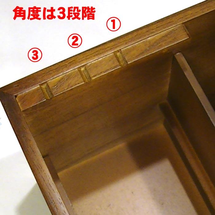 コスメボックス 木製 鏡付き 日本製 天然木 桐 メイクボックス コスメケース 持ち運び便利 1024-01 | ブランド登録なし | 05