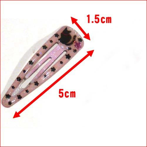 スリーピン　ネコ柄　２個　パッチンピン パッチン留め パッチン止め ジュニア 子供・３色 1114-073　プレゼント ギフト | ブランド登録なし | 13