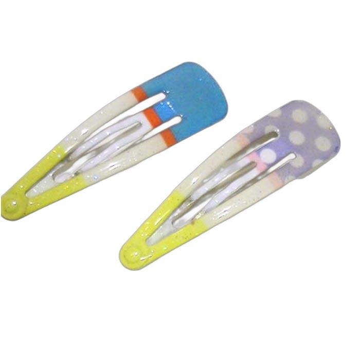 スリーピン　３色　スリーピン　２個 ブルー系＆パープル系 1114-13　プレゼント ギフト | ブランド登録なし