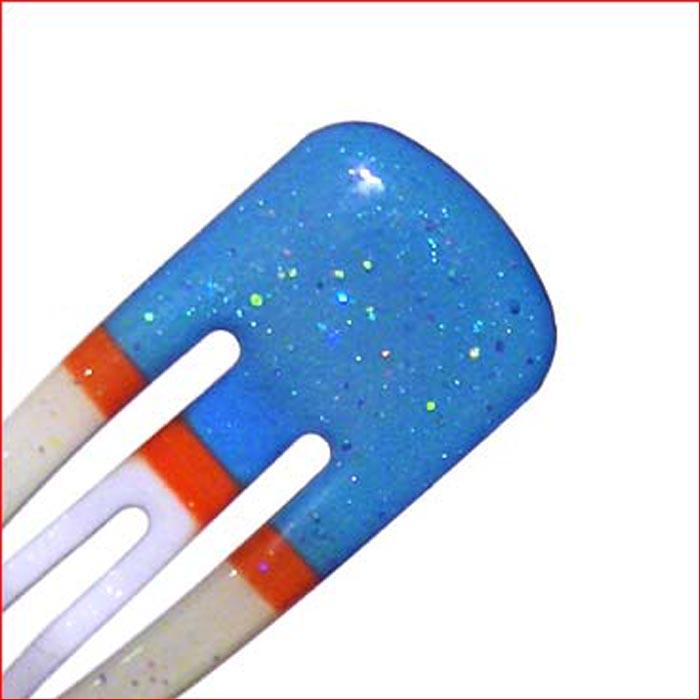 スリーピン　３色　スリーピン　２個 ブルー系＆パープル系 1114-13　プレゼント ギフト | ブランド登録なし | 02