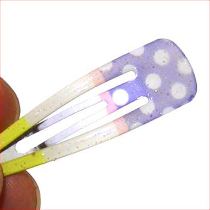 スリーピン　３色　スリーピン　２個 ブルー系＆パープル系 1114-13　プレゼント ギフト | ブランド登録なし | 03