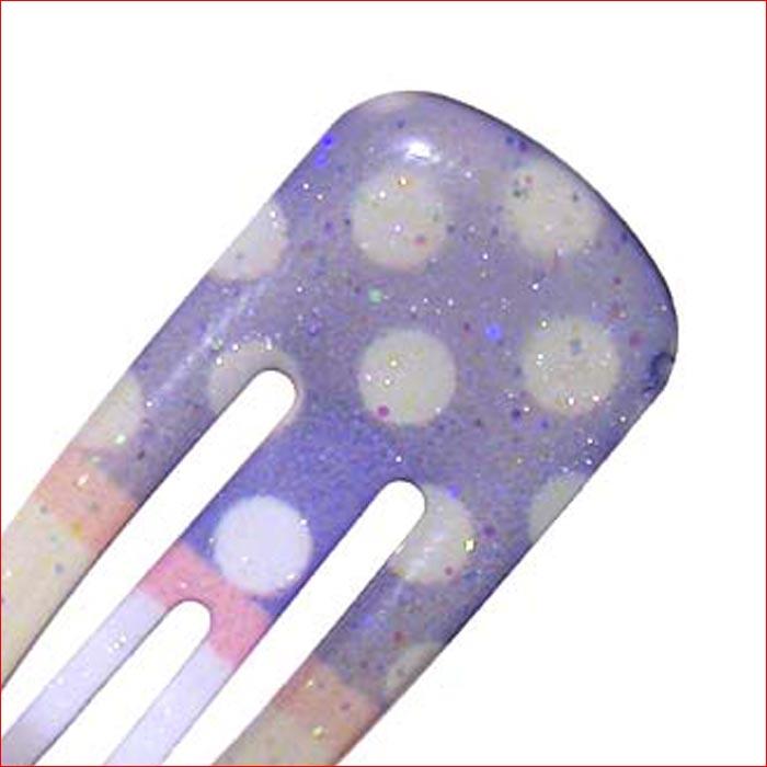 スリーピン　３色　スリーピン　２個 ブルー系＆パープル系 1114-13　プレゼント ギフト | ブランド登録なし | 04