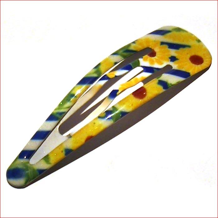 スリーピン　ひまわり　ボーダー　スリーピン ２個 色違い 1114-15　プレゼント ギフト | ブランド登録なし | 02