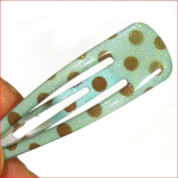 水玉　スリーピン　２個 グリーン 1114-29 | ブランド登録なし | 01