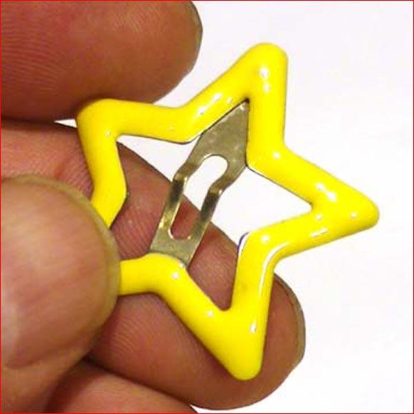 星型　スリーピン　２色セット・イエロー＆ブルー 1114-32 | ブランド登録なし | 01