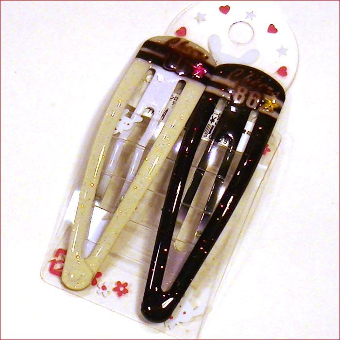 スリーピン ロングサイズ ラインロゴ スリーピン ホワイト＆ブラック ２個 柄違い・Lサイズ 1114-40　プレゼント ギフト | ブランド登録なし | 01