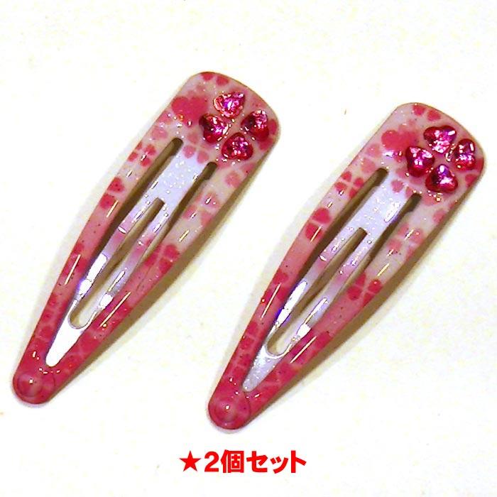 スリーピン　クローバーストーン　スリーピン　２個 ピンク 1114-46　プレゼント ギフト | ブランド登録なし