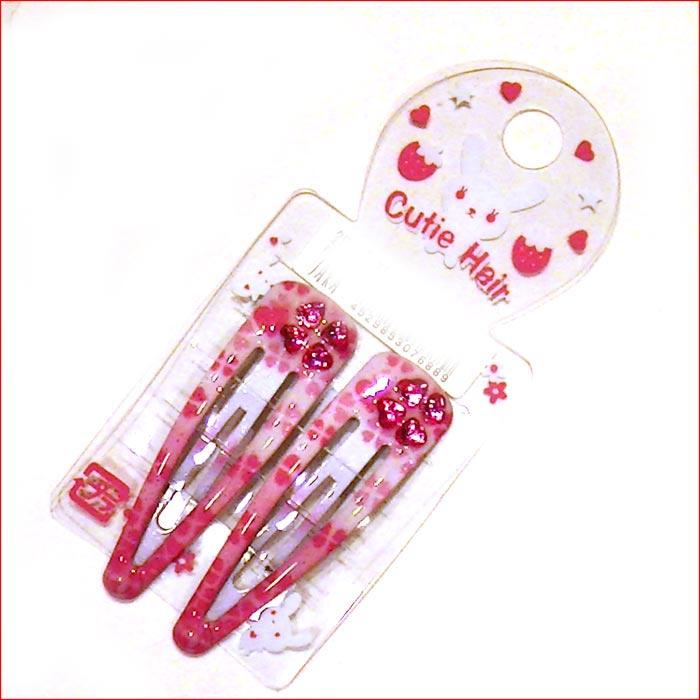 スリーピン　クローバーストーン　スリーピン　２個 ピンク 1114-46　プレゼント ギフト | ブランド登録なし | 01