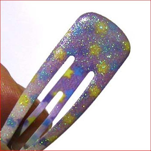 ラメ入り　スリーピン ３柄セット・ブルー系 1114-67　プレゼント ギフト | ブランド登録なし | 02