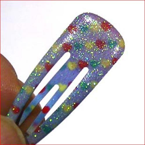 ラメ入り　スリーピン ３柄セット・ブルー系 1114-67　プレゼント ギフト | ブランド登録なし | 04