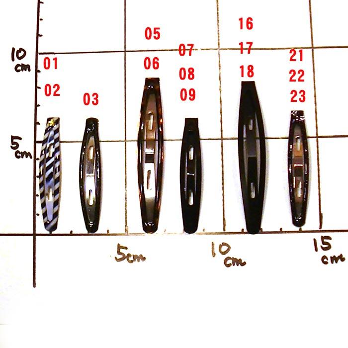 花付き　ラメ　 トップピン ２個・ブラック 1115-213  (パッチンピン パッチン留め パッチン止め)　プレゼント ギフト | ブランド登録なし | 08