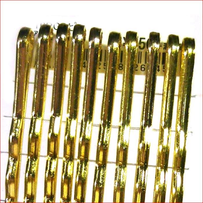 ゴールド メタル ヘアピン 波形アメリカピン１０本 1117-07　プレゼント ギフト | ブランド登録なし | 01