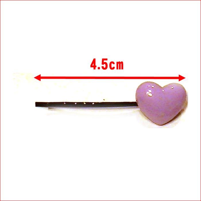 ハート付き ヘアピン パステル４色ｘ各１本 1117-12　プレゼント ギフト | ブランド登録なし | 03