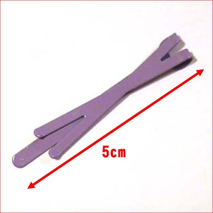 パステル メタル ヘアピン クロスピン３本　パープル ブルー グリーン 1117-18　プレゼント ギフト | ブランド登録なし | 01