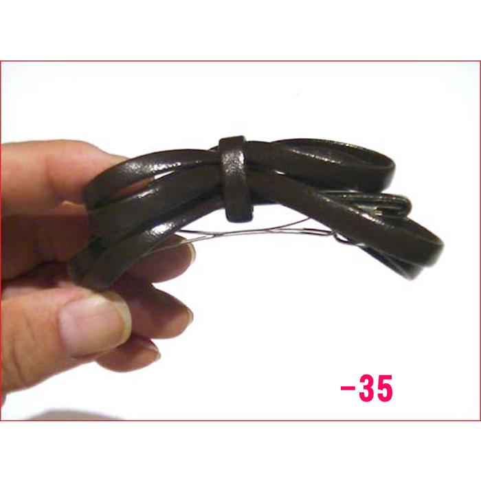 ヘアピン 髪止め　レザー　８の字　バレッタ 1120-352 | ブランド登録なし | 08