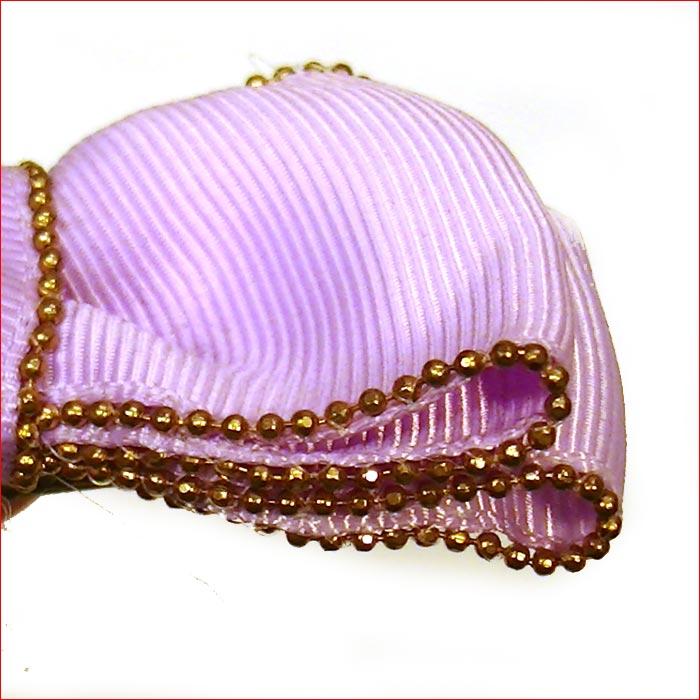 ヘアピン 髪止め 髪飾り ヘアクリップ　ゴールド縁取り リボンベイク・３色 1124-323　プレゼント ギフト | ブランド登録なし | 04