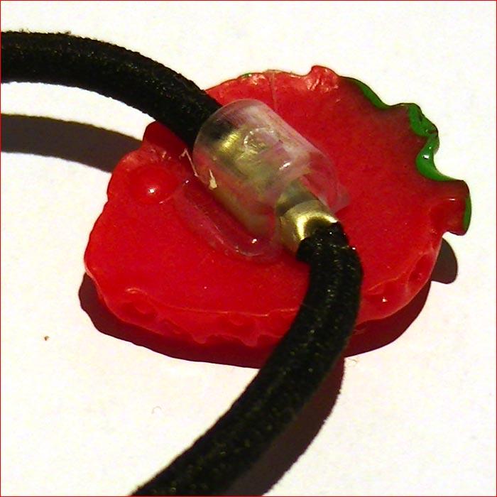 ミニいちご　パーツ付き　ヘアゴム 1127-55　プレゼント ギフト | ブランド登録なし | 02