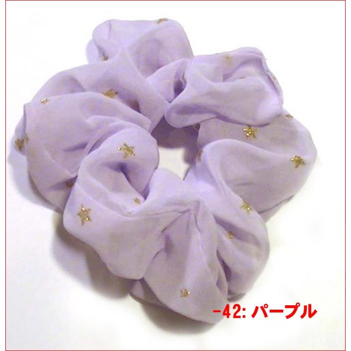 シフォン生地 お星さま　シュシュ 1129-422　プレゼント ギフト | ブランド登録なし | 01