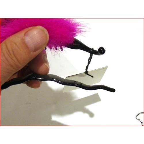 ミンクファー　バナナクリップ ピンク 髪止め ヘアクリップ 髪飾り 1223-04　プレゼント ギフト | ブランド登録なし | 03