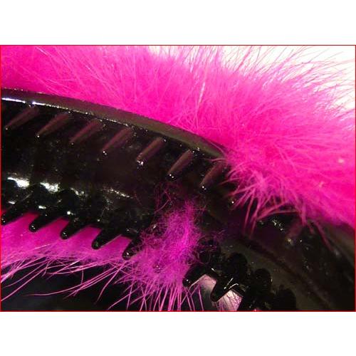 ミンクファー　バナナクリップ ピンク 髪止め ヘアクリップ 髪飾り 1223-04　プレゼント ギフト | ブランド登録なし | 05