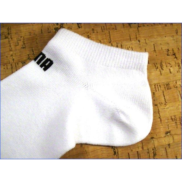 メンズソックス 在庫処分　1320円→特価  プーマ  スニーカーソックス ホワイト ３足・24-26cm Mサイズ 1429-02 | PUMA | 04