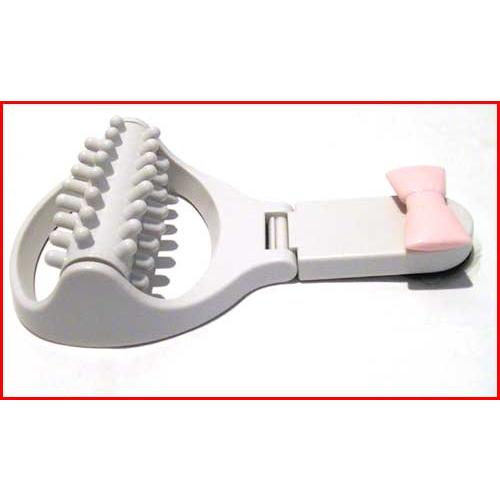 バスタブのヘリや底にくっつけてマッサージ  リラックス バスローラー  足裏 肩 腰 マッサージ ツボ 電池不要・グレー 1628-08　プレゼント ギフト | ブランド登録なし | 01