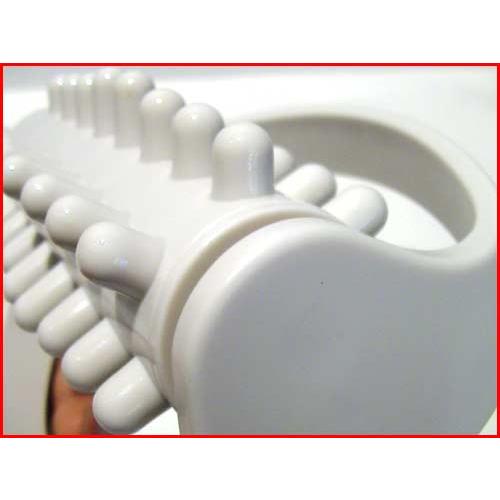 バスタブのヘリや底にくっつけてマッサージ  リラックス バスローラー  足裏 肩 腰 マッサージ ツボ 電池不要・グレー 1628-08　プレゼント ギフト | ブランド登録なし | 02