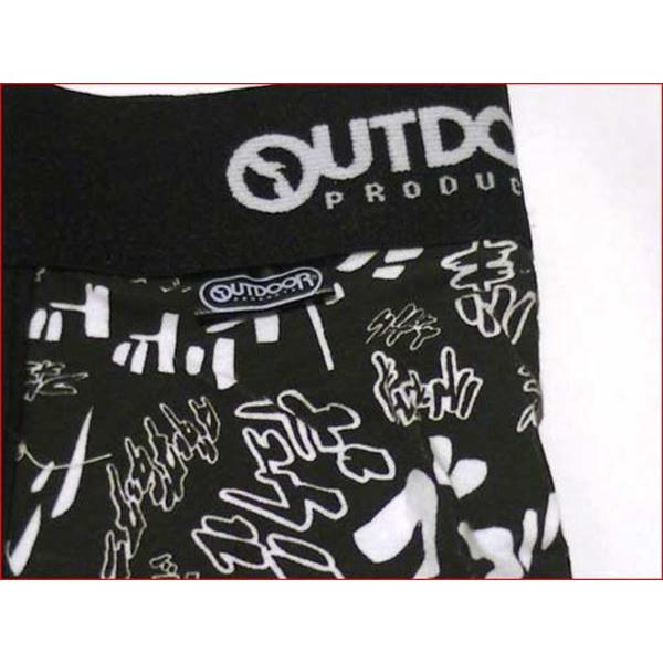 outdoor アウトドア ボクサーブリーフ ボクサーパンツ メンズＬサイズ  擬音 ブラック 1825-09　プレゼント ギフト | ブランド登録なし | 03