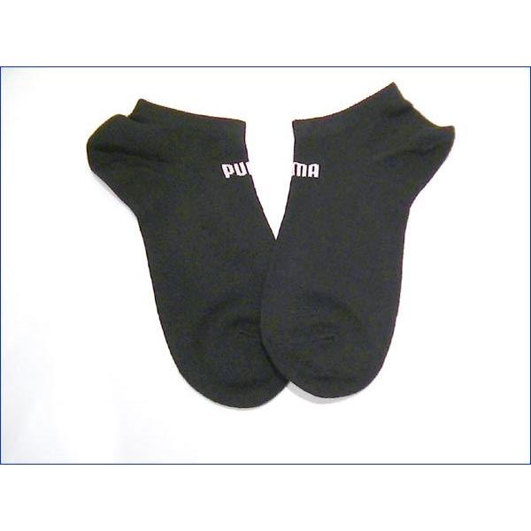 メンズソックス プーマ  スニーカーソックス ブラック ３足・24-26cm Mサイズ 1829-03　プレゼント ギフト | PUMA | 03